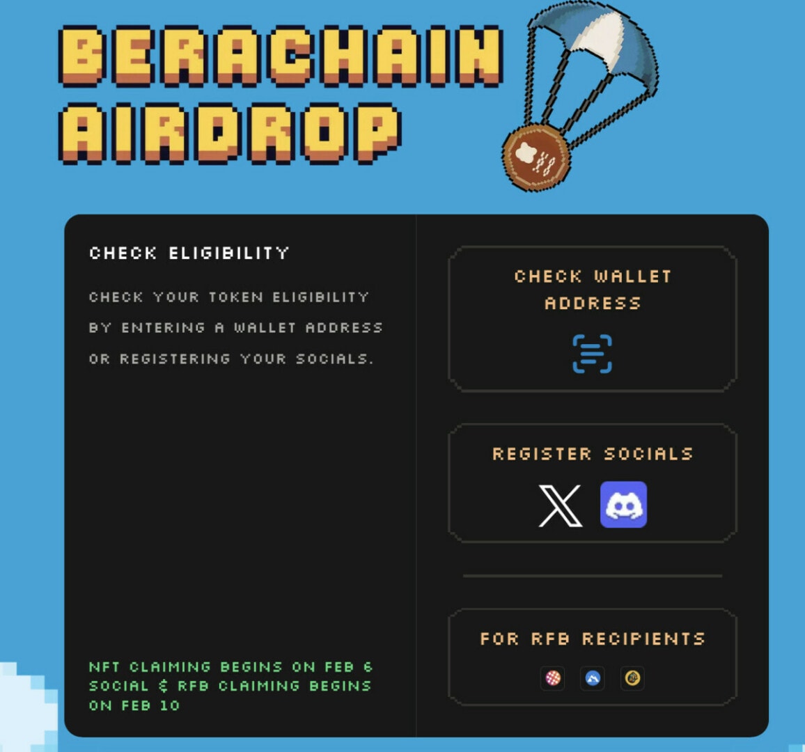 Vérificateur d'éligibilité à l'airdrop Berachain